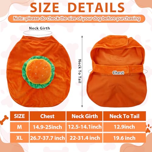 Disfraz de hamburguesa para perro talla XL miniatura 2