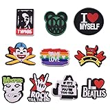 Rock Shoe Charm for Crocs Bracelet Clog Shoes Decorations Party Gifts