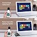 Laptop Fan Cooler 13 Wind Speed(2600-5000RPM) with Temperature Display, Quiet & Rapid Cooling, Auto-Temp Detection, Perfect for Gaming Lapto