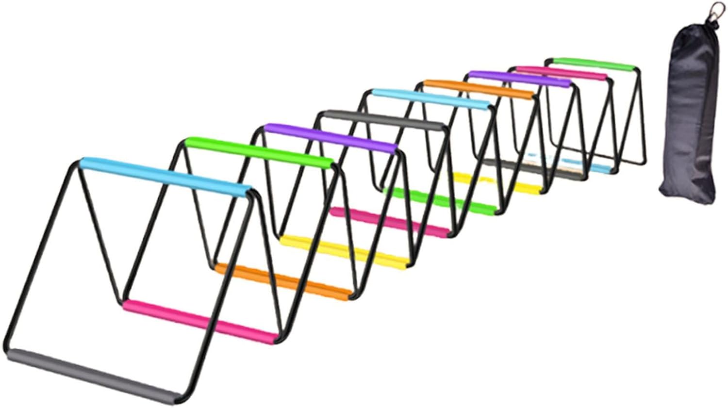 Yiju Agility Ladder Jumping Obstacles, Foldable for Kids Adults Soccer Speed Ladder Agility Training Equipment for Foot Exercise