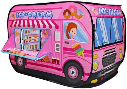 Ice Cream Truck Adventure Pop Up Play Tent for Kids Indoor and Outdoor Fun By Wonderblue