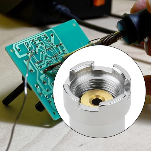 Image of ECSiNG 10pcs Thread Adapters Soldering Iron Adapter Connector Accessories Stainless Steel Thread Screw Converter for for Soldering Irons Circuit Board Repair