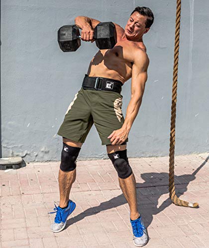 Element 26 Self-Locking Weight Lifting Belt | Premium Weightlifting Belt for Serious Crossfit, Weight Lifting, and Olympic Lifting Athletes (Extra Small, Black) - Thumbnail 2