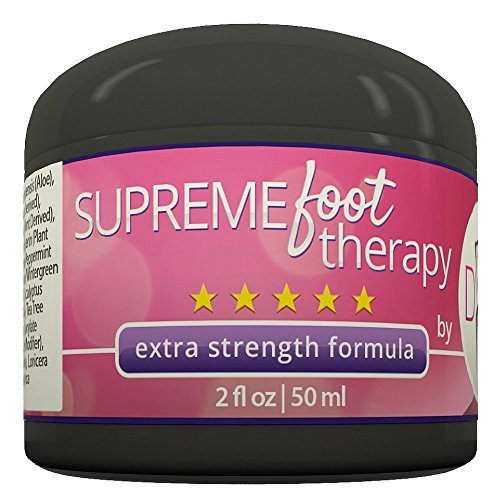 Supreme Foot Therapy Cream by DIVA Fit & Sexy - Cracked Heels Treatment Lotion Made with All-Natural and Organic Herbal Extracts - Heal and Repair Dry, Calloused, Itchy Feet