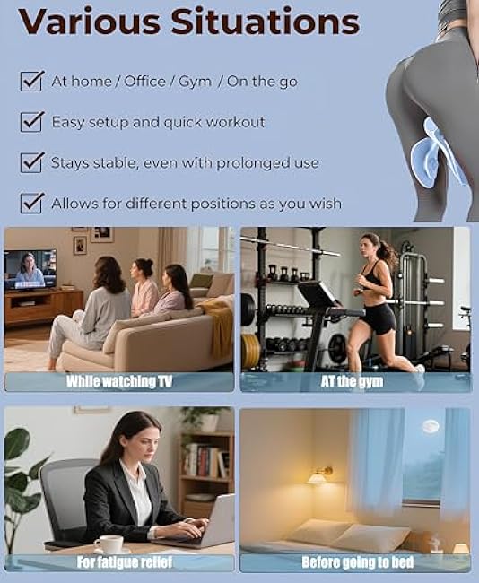 Premium Thigh Master & Kegel Exerciser - Adjustable Resistance Pelvic Floor Trainer, Inner Thigh Toner & Home Workout Equipment for Muscle Strengthening & Toning