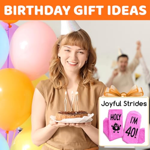 HAPPYPOP Birthday Gifts for Women - Best gifts for her in 31 32 33 34 35 36 37 38 39, Socks for 40 Year Olds3