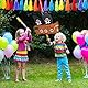 Relaxdays Pinata Piratenschiff, zum Aufhängen, für Kinder, Jungs, Geburtstag, zum selbst Befüllen, Piraten Piñata, bunt