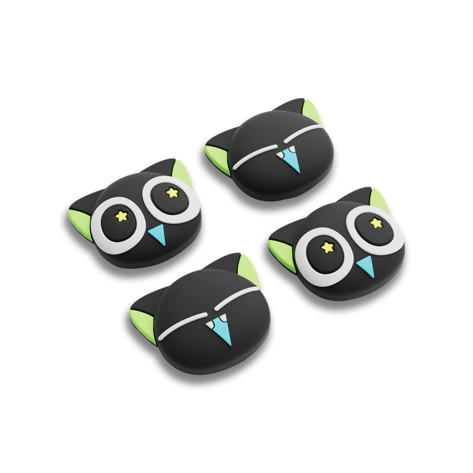 GeekShare Tapones de agarre para pulgar compatibles con Switch 2, tapas de silicona para el pulgar para Switch 2025, 4 piezas, la serie HEI