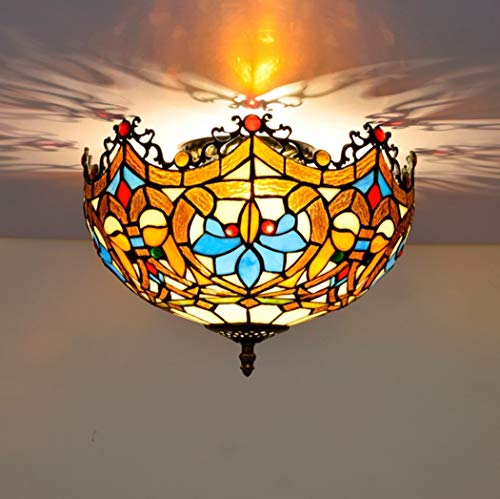 Plafonnier rétro fait main YRYRYW luminaire classique double éclairage