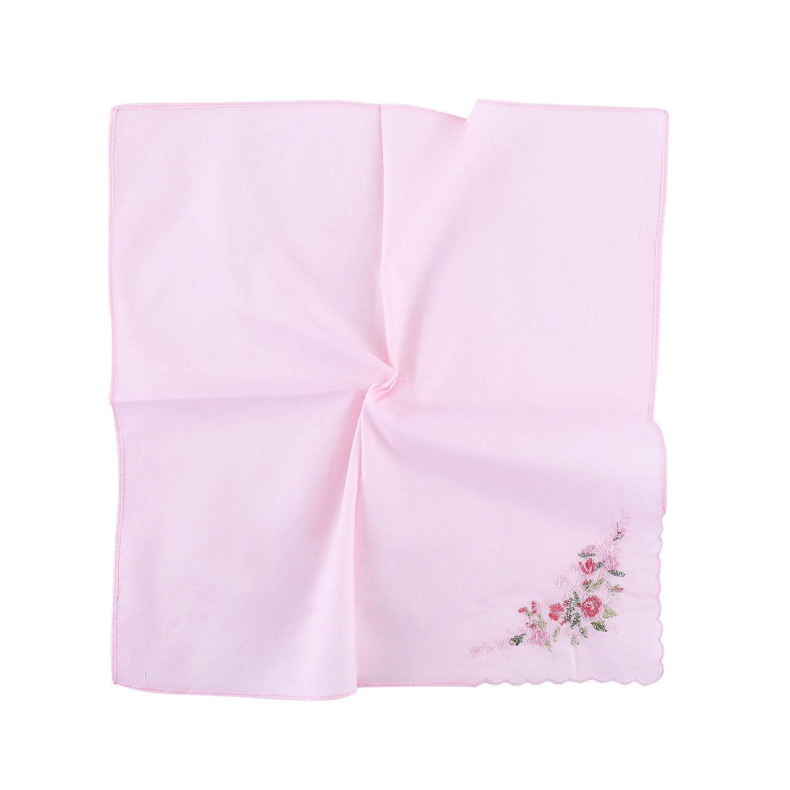 Fentency Embroidery Sweat Absorbent Pocket Handkerchief for Wedding Party Activities Soft and Absorbent Pocket Towel