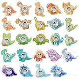 24PCS Dinosaur Fidget Spinner Toys,Party Favors Birthday Gifts Goodie,Autism Sensory Toys for Boys Girls Stress Relief,Treasure Box Toy for Classroom Prizes Supplies(Dinosaur)