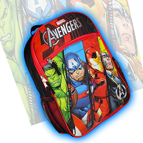 Marvel Avengers Backpack Iron Man Thor Hulk Captain America Travel 16" Backpack #TOP5