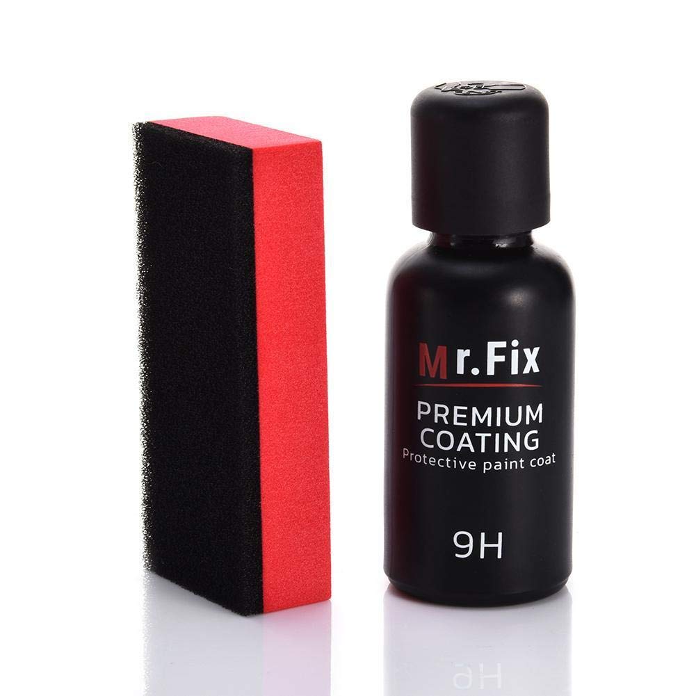 Mr Fix Mr. 9H Nano Ceramic Car Paint Care Anti-scratch Super Hydrophobic Glass Coating Liquid Crystal Set 30ML