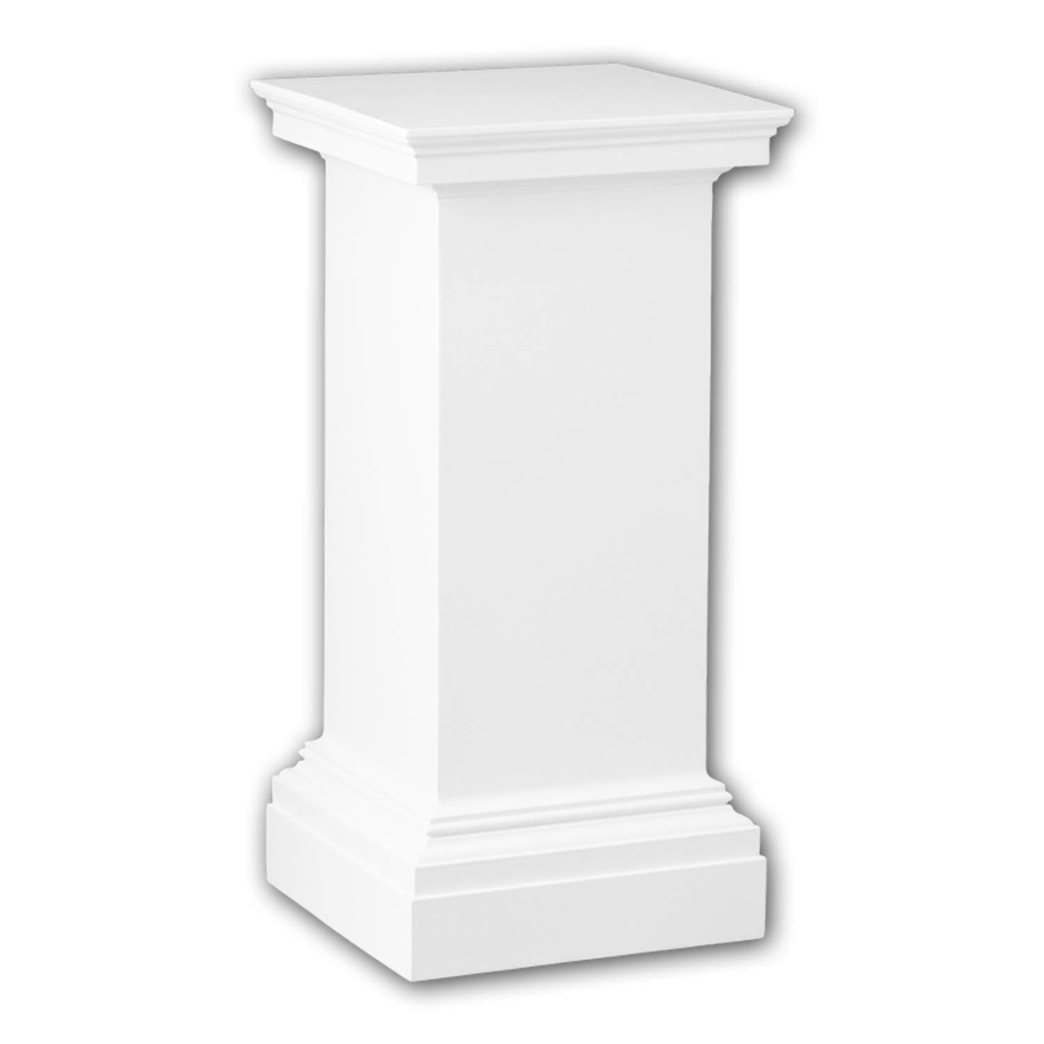 Pedestal de columna 114001 Profhome arquitectura neoclásica blanca premium