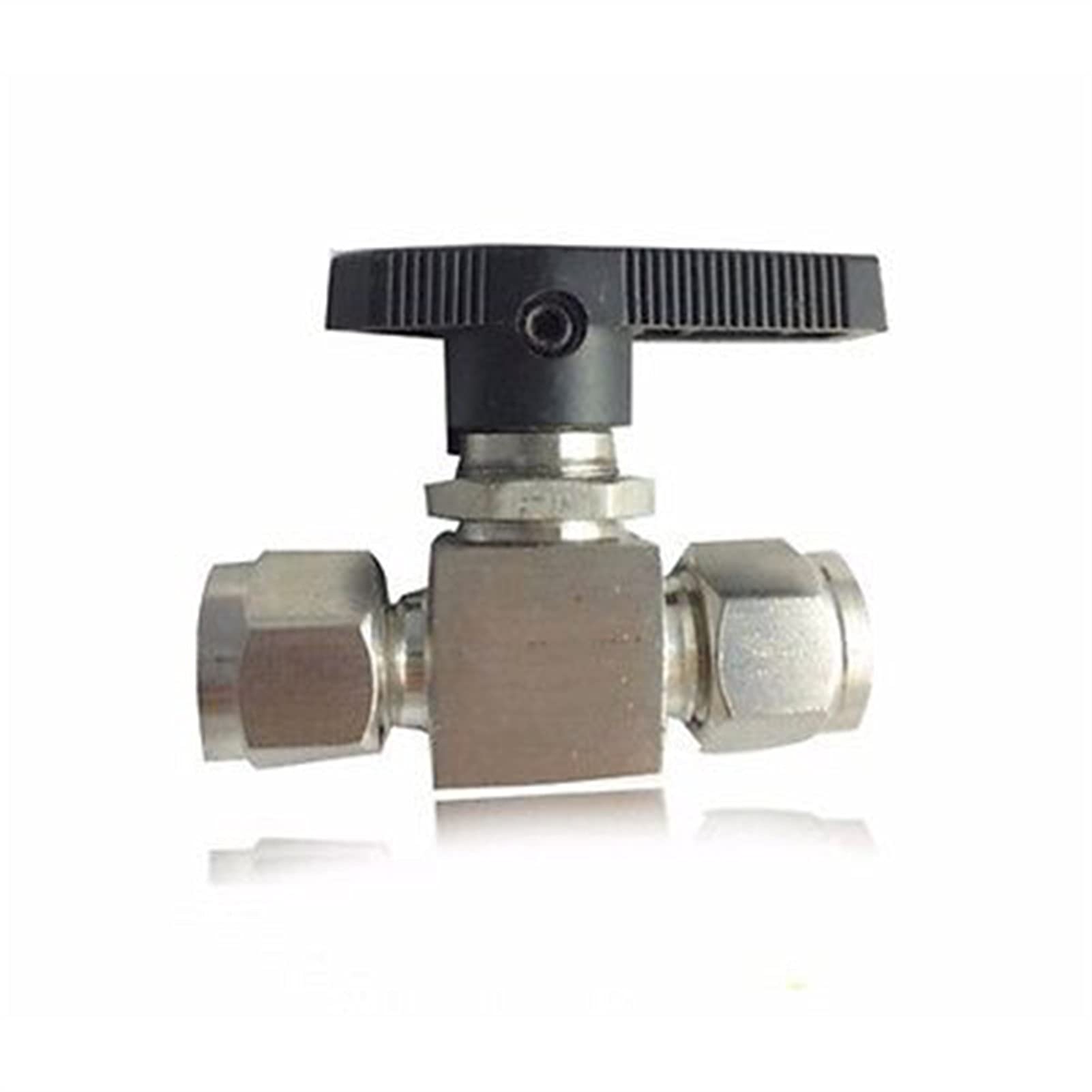 QRUYHBAJU SS304 Stainless Steel Compression Fitting Shut Off Ball Valve