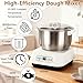 Imagen de YUZINO Amasadora de masa de acero inoxidable, 7 L