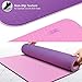 Dralegend Yoga Mat Exercise Fitness Mat - High Density Non-Slip Workout Mat for Yoga, Pilates & Exercises, Anti - Tear, Sweat - Proof, Classic 1/4 Inch