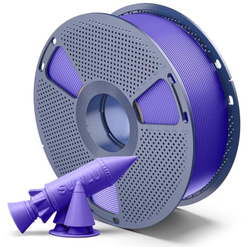 SUNLU PETG 2.0 Filament, Upgraded PETG 2.0 3D Printing Filament, 1KG Spool, Lavender Purple