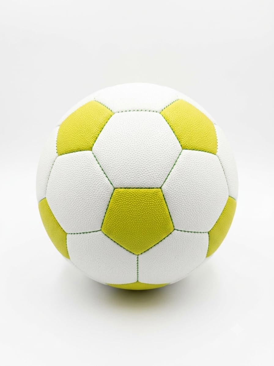 Soccer Football, Size 5, White and Yellow | Textured Surface, Training & Match Play, Classic Panel Design, Durable PVC Cover, Indoor & Outdoor Use-image-41