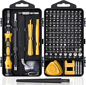 Computer Repair Kit, 122 in 1 Magnetic Laptop Screwdriver Kit, Precision Screwdriver Set, Small Impact Screw Driver Set with Case for Computer, Laptop, PC, for iPhone, Watch, Ps4 DIY Hand Tools