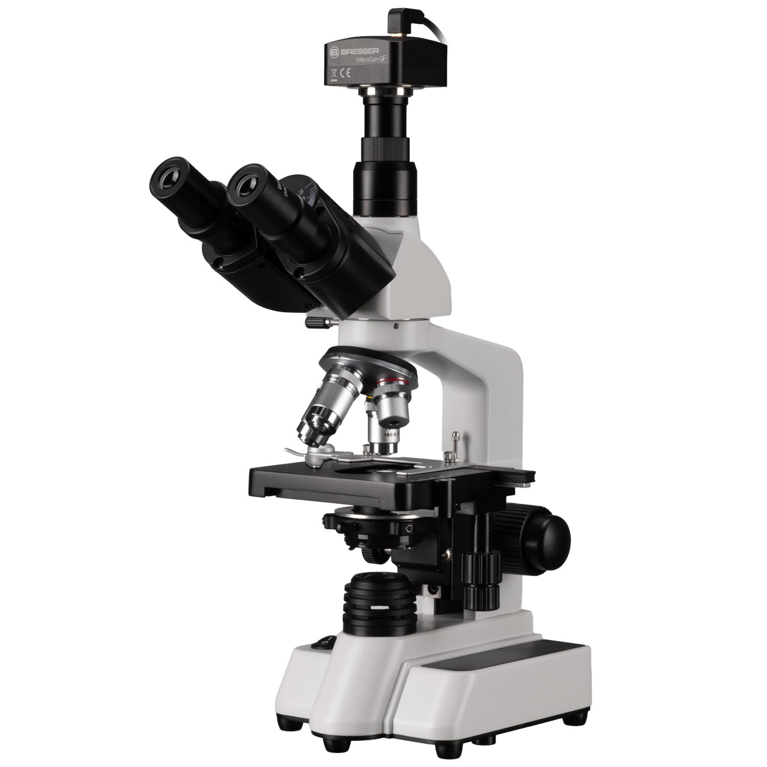 BRESSER Mikroskop Researcher Trino 40-1000x z kamer? MikroCam SF 5.0 MP