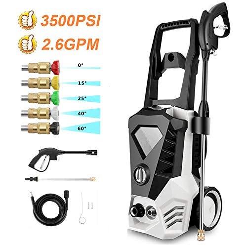 ROOJER 1800W Electric Pressure Washer High Pressure Power Washer