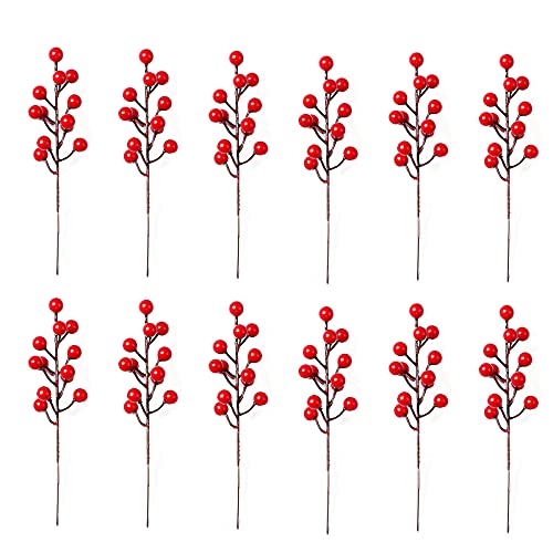 SMLJFO - 36 rami, rametti di bacche rosse