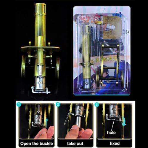 image for Generic Mini Firecracker Launching Cannon Model, Spring Recoil Mechani