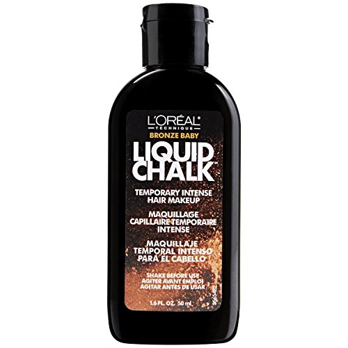 L'Oreal Liquid Chalk Temporary Intense Hair Makeup, Bronze Baby, 1.6 Ounce