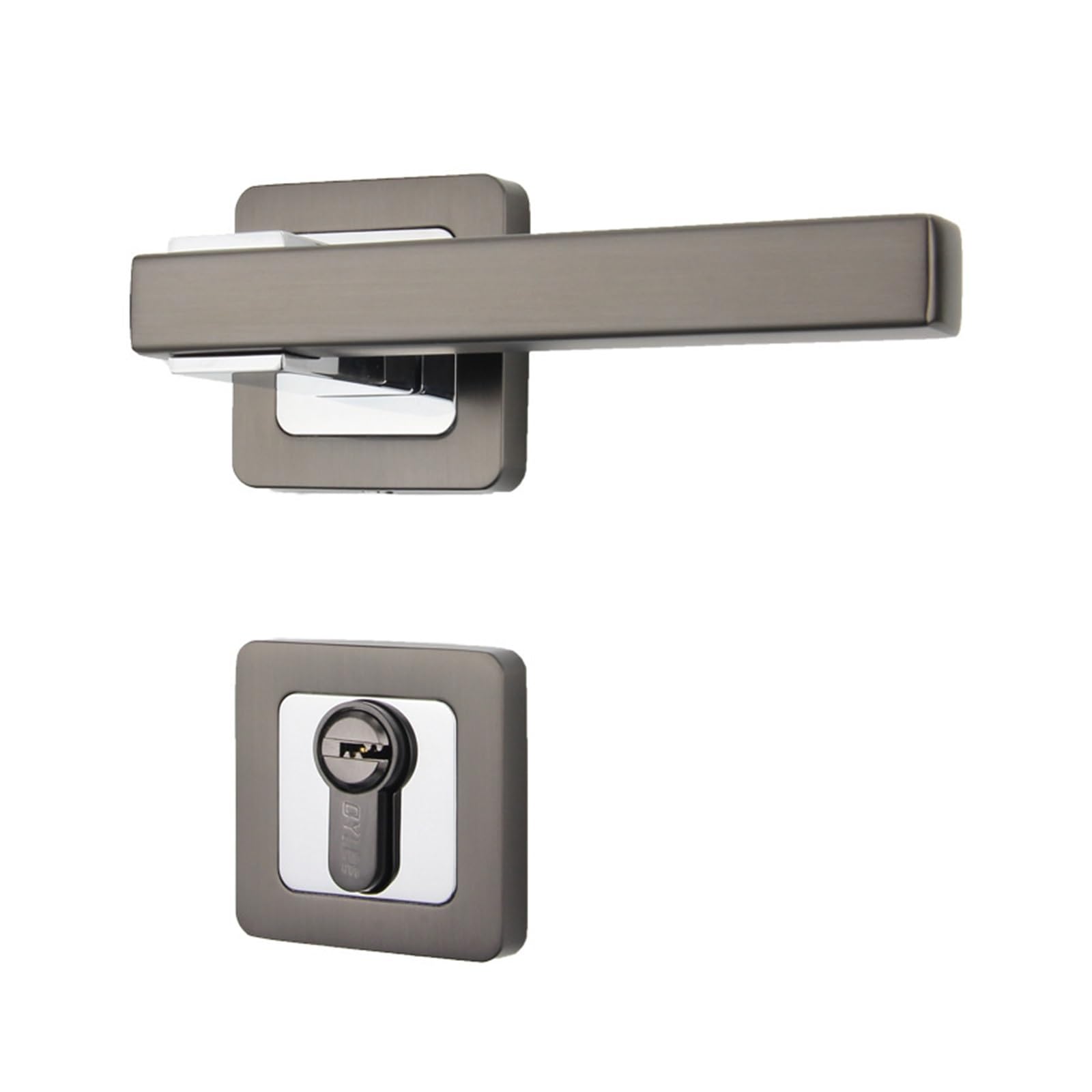 Aepqbgqj One Color Minimalist Lever Door Lock Silent, Magnetic, Mechanical