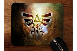 Legend of Zelda Mouse Pad: Elevate Your Desktop with the Iconic Triforce Symbol