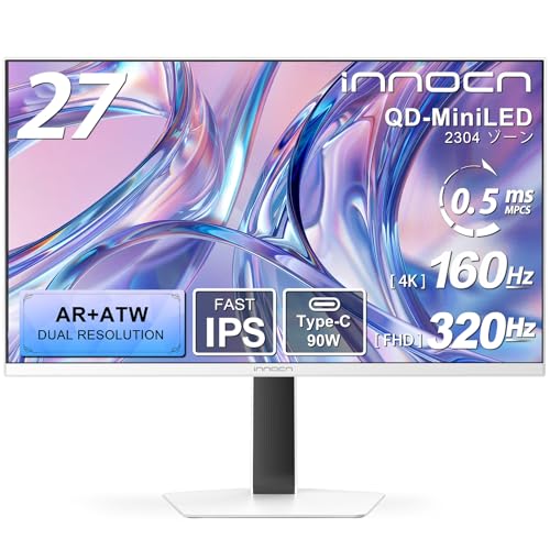 Amazon.co.jp: INNOCN GA27V1M MAX 27インチ 4K ゲーミングモニター QD