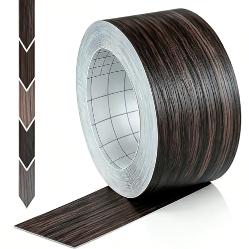 Image of GSCIT Club Wood Grain Repair Tape, 2.4 inch X 100ft Self Adhesive Black Walnut Grain Repair Patch for Tables, Chairs, Baseboards, Doors, Windows, Floors, Handicraft DIY.
