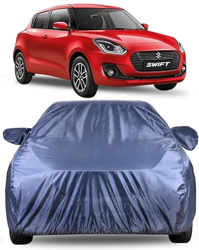 Image of Autofact Premium Car Cover for Swift 2018-2024 | All Weather Water-Resistant Full Body Car Cover | Light-Weight Triple-Stitched Outdoor Shield with UV Protection, Dustproof & Heat-Resistant