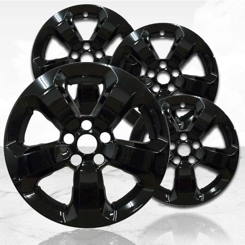 Upgrade Your Auto 17" 4pc Gloss Black Wheel Skins (Set