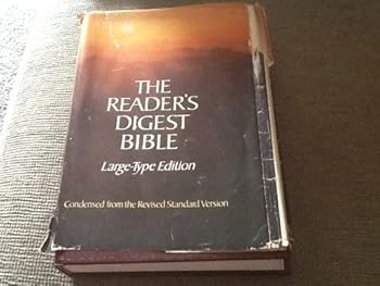 Hardcover The Reader's Digest Bible, Volume Ii, Large Type Edition - Condensed From The Revised Standard Version, Old & New Testament Book