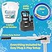 FoamDaddy Large Foam Cannon – High-Output Machine – Easy Setup – Includes Pump, Hose & 1 Gallon of Ultra-Concentrated Gel – Perfect for Camps, Youth Groups & Medium to Large Events