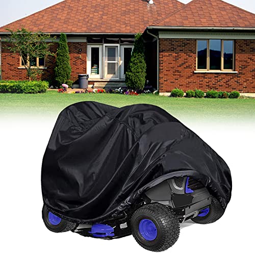 Bâche de protection pour tondeuse à gazon longziming 210D Oxford - Protection UV - Étanche à la poussière et aux intempéries - Pour tondeuse à gazon, tracteur - 183 x 137 x 117 cm