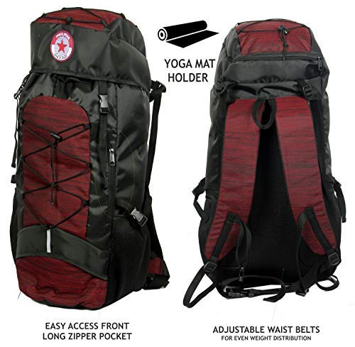 polestar xplore 55 ltrs with rain cover ruckensacark hiking backpack