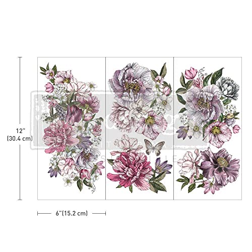 Calcomanías de pared flores de ensueño con acabado artístico mate 3