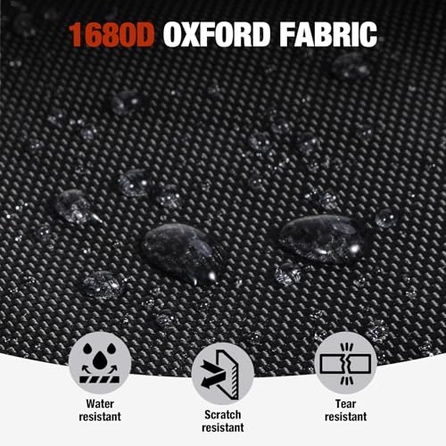 REDCAMP 85L/120L/140L Foldable Duffle Bag with Wheels, Large Travel Duffel Bag 6