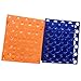 50 Well Orange ／Blue Centrifuge Tube Rack for 10ml/15ml/50ml(Two Packs) (Orange/Blue)
