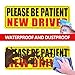 JUSTTOP New Driver Magnet for Car, Please Be Patient Student Driver, 3Pcs New Driver Magnet Safety Warning Magnetic Reflective Rookie Driver Bumper Sticker,Car Exterior Accessories