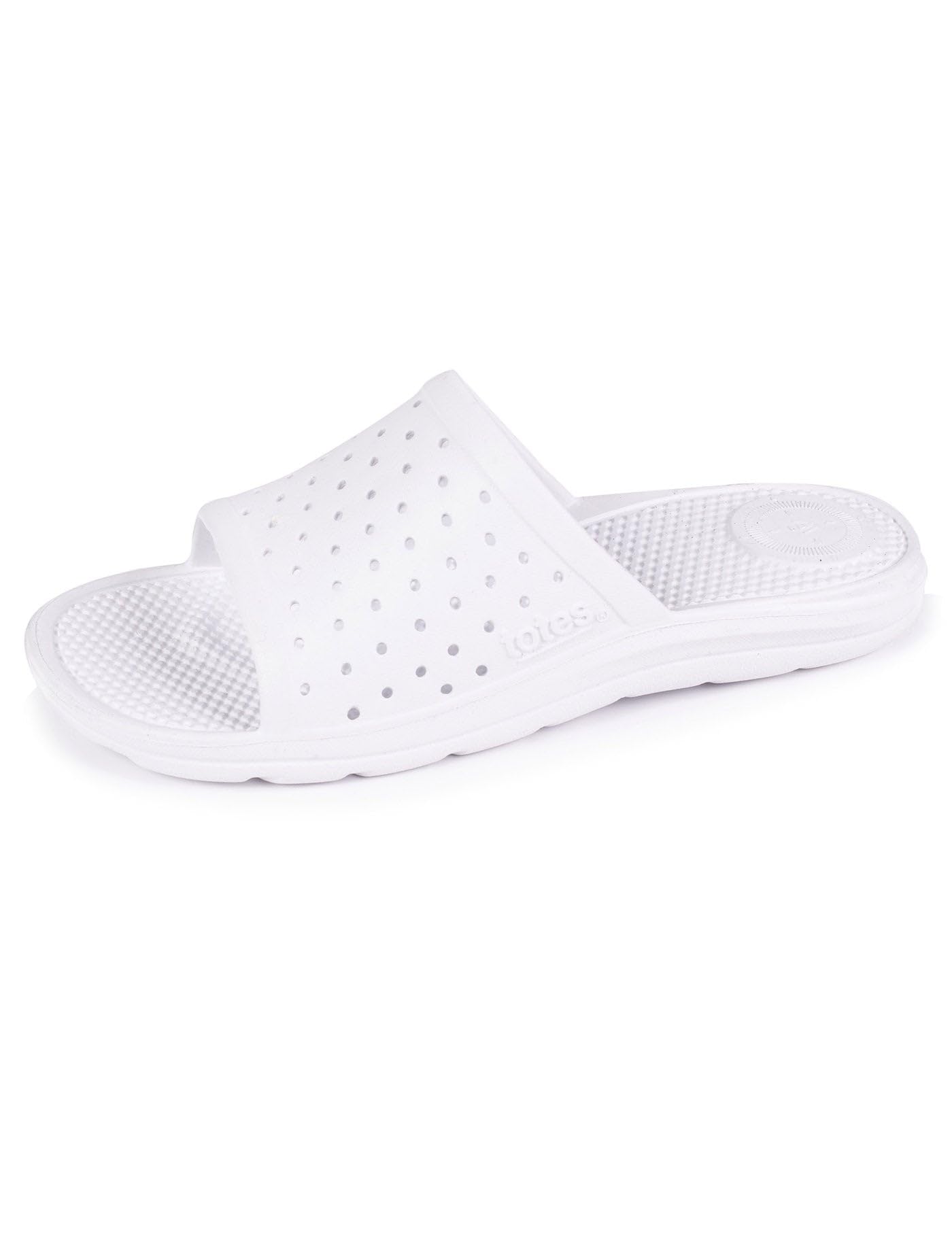 Isotoner Mules Femme ajourées,​36 EU,​Blanc-​Blanc