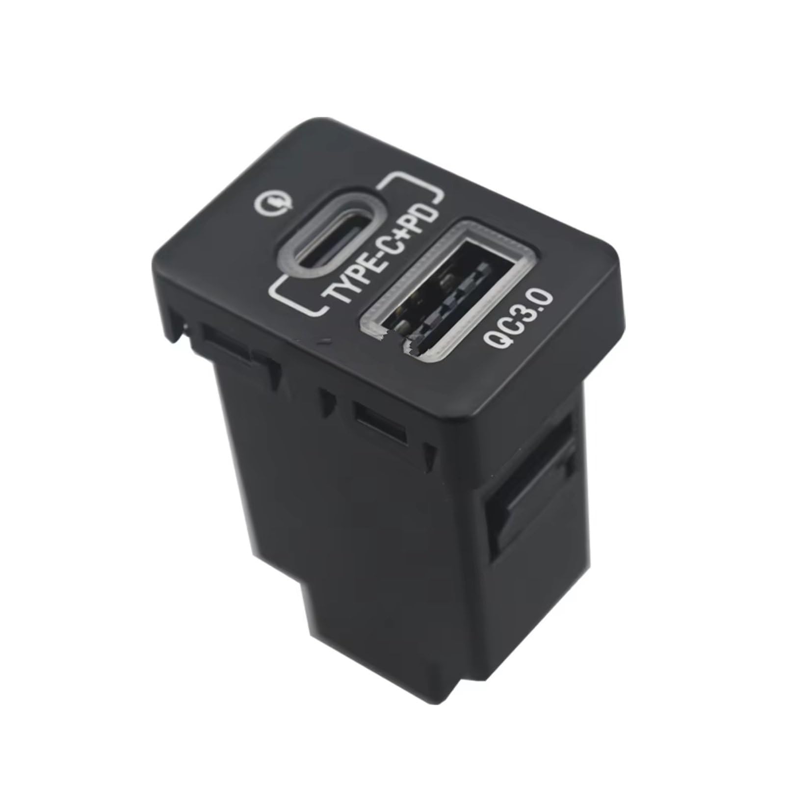 Centro Puerto USB Compatible Con Mitsubishi Para Outlander 2014-2022 Para Cargador Coche QC3.0 Para Salida Adaptador Carga Teléfono Tipo C PD Puerto USB