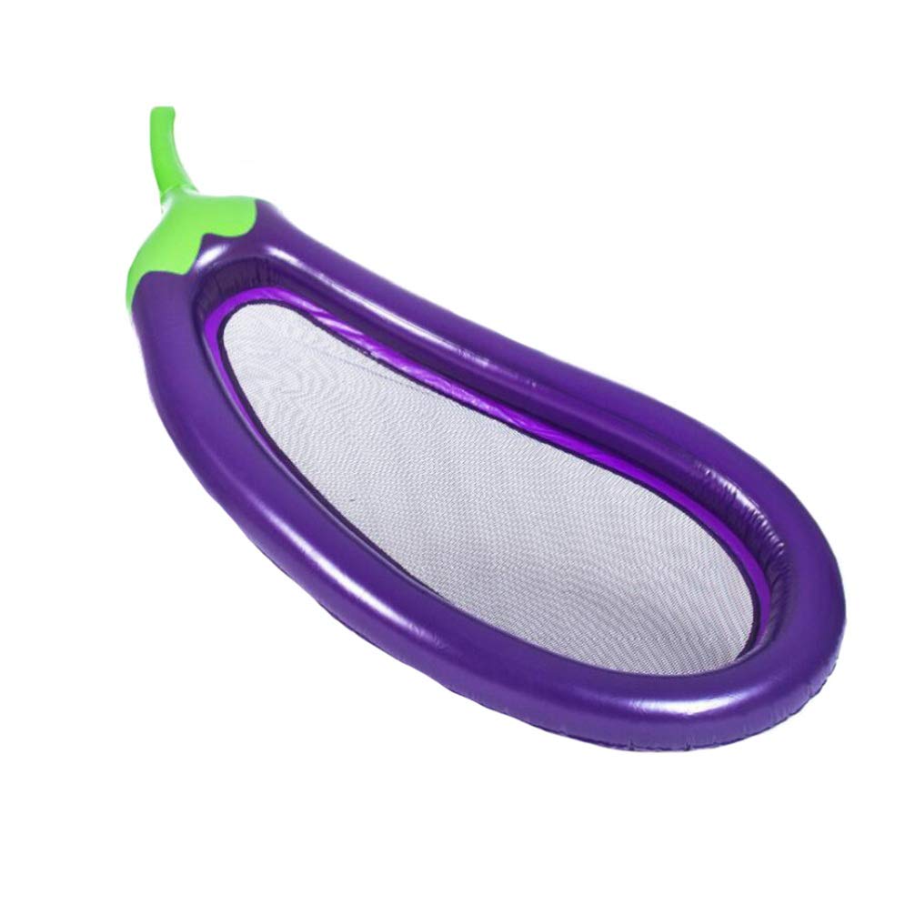 Float Piscine Aubergine Veemoon – 215 X 110 Cm – PVC épais Résistant UV – Radeau Lit Hamac Canapé – Pour Plage, Piscine, étang – Adulte
