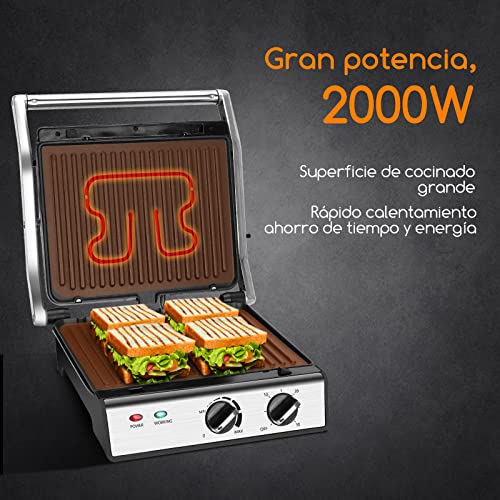 Plancha Grill Aigostar Max 30 HIX - Grill, parrilla, panini, sándwich