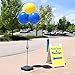 Balloon Bobber - Weatherproof Reusable Balloon Triple Cluster Pole Kit - Helium Free Plastic Outdoor Balloons