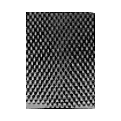 Plaque fibre de carbone noire 200x300x2.0mm pour rigidifier vos châssis