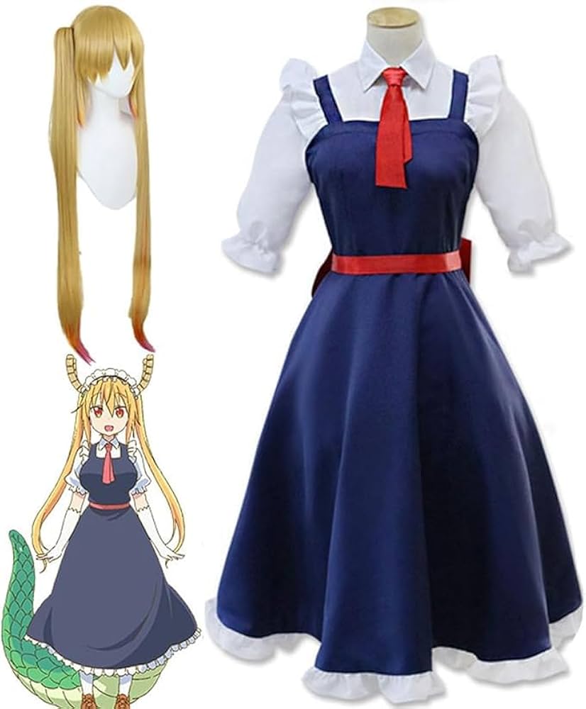 メイドラゴン コスプレ トール Mサイズ 衣装 ウィッグ 尻尾 セット Amazon.co.jp: 小林さんちのメイドラゴン トール コスプレ衣装 髪飾り+